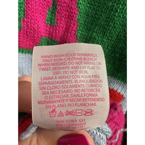 No Boundaries "Happy Holla Days" Ugly Christmas Sweater Juniors Size XL (15-17) - Picture 7 of 11